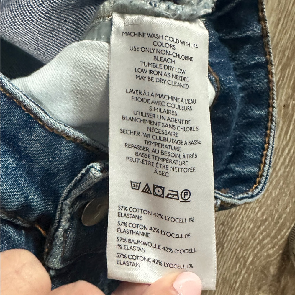 Pilcro Wide-leg Cuffed‎ Jeans Size 27 - Picture 6 of 8